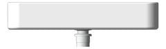 Front Image of Basin WallHung Seima Limni Rectangle