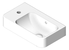 3D Shaded Image of Basin WallHung Siema Limni Right