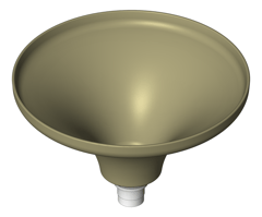3D Shaded Image of Basin AboveCounter Seima Agra Round 430
