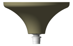 Front Image of Basin AboveCounter Seima Agra Round 430