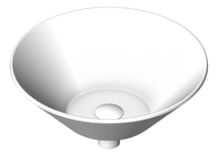 3D Shaded Image of Basin AboveCounter Seima Arko Round 430mm