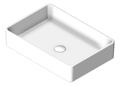 3D Shaded Image of Basin AboveCounter Seima Plati Rectangle SuperfineRim