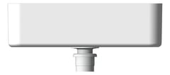 Left Image of Basin AboveCounter Seima Plati Square SuperfineRim