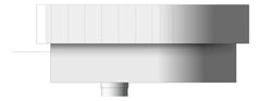 Left Image of Basin SemiInset Seima Cleo DShaped