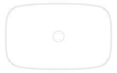 Plan Image of Basin SemiInset Seima Obello RectangularRounded
