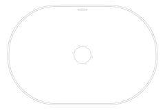 Plan Image of Basin SemiInset Seima Obello SuperEllipse Overflow