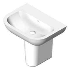 3D Shaded Image of Basin WallHung Seima Chios 600