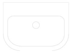 Plan Image of Basin WallHung Seima Chios 600