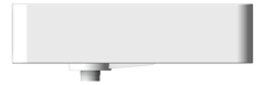 Front Image of Basin WallHung Seima Limni Left Shelf