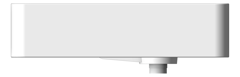 Front Image of Basin WallHung Seima Limni Right Shelf