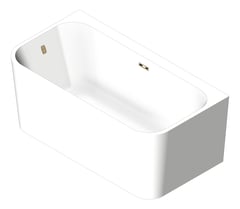 3D Shaded Image of Bath Freestanding Seima Plati 130 Smartfill 1500