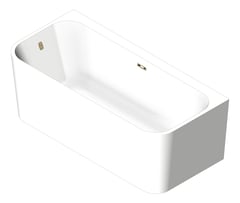 3D Shaded Image of Bath Freestanding Seima Plati 130 Smartfill 1700