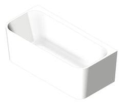 3D Shaded Image of Bath WallFaced Seima Plati 130 1700