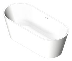 3D Shaded Image of Bath Freestanding Seima Syros 105 1700