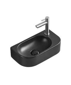 arko-485-black.jpg Image of Basin WallHung Seima Arko Rectangle Mini