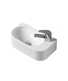 arko-485-white-gloss-2.jpg Image of Basin WallHung Seima Arko Rectangle Mini