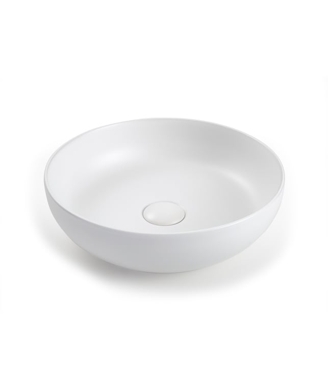 aurora-380-white-silk.jpg Image of Basin AboveCounter Seima Aurora Round 380mm
