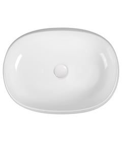 loni-540-white-gloss-3.jpg Image of Basin AboveCounter Seima Loni SquarishOval