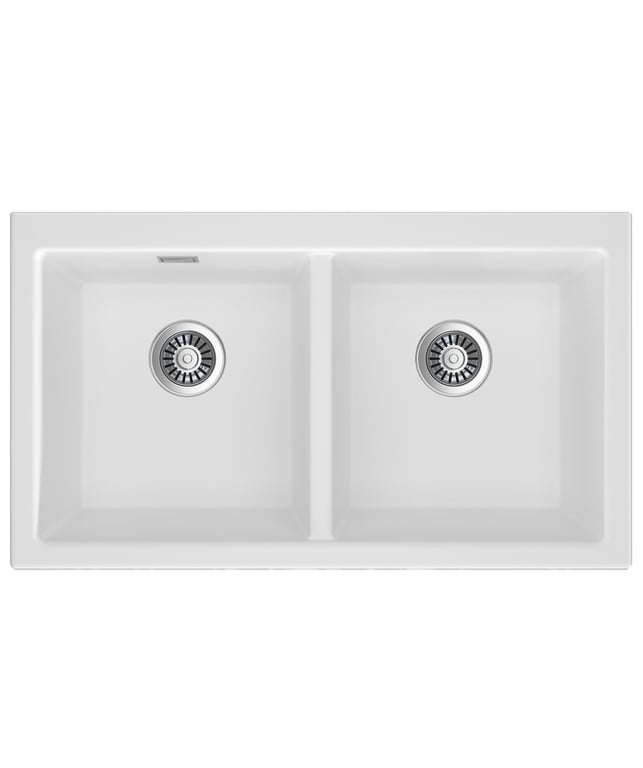 oros-902-white-2.jpg Image of Sink Kitchen Seima Oros ApronFront DoubleBowl
