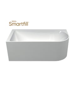 plati-110-left-cnr-smf.jpg Image of Bath Freestanding Seima Plati 110 Smartfill Left