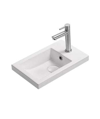 plati-245-white-matte.jpg Image of Basin SemiInset Seima Plati Rectangle