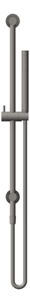 Front Image of Shower Rail Seima Enna WaterThrough