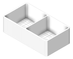 3D Shaded Image of Sink Kitchen Seima Cleo DoubleBowl 835