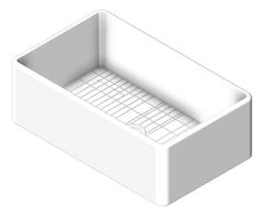 3D Shaded Image of Sink Kitchen Seima Cleo Fluted 760