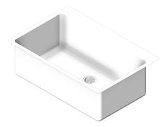 3D Shaded Image of Sink Kitchen Seima Kubic 70Litres