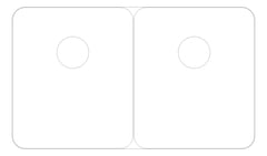 Plan Image of Sink Kitchen Seima Kubic Double 2mmBridge