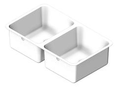 3D Shaded Image of Sink Kitchen Seima Kubic Double
