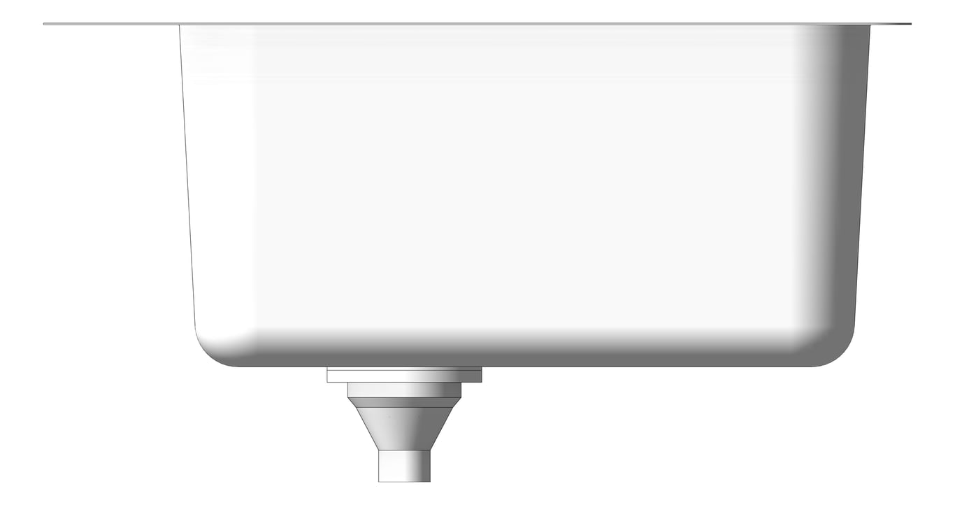 Left Image of Sink Kitchen Seima Kubic Double TapLanding