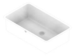 3D Documentation Image of Sink Kitchen Seima Kubic ExtraLarge