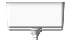 Left Image of Sink Kitchen Seima Kubic OneAndHalf