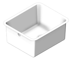 3D Shaded Image of Sink Kitchen Seima Kubic Rectangle
