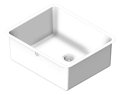 3D Shaded Image of Sink Kitchen Seima Kubic Rectangle Large