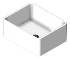 3D Shaded Image of Sink Kitchen Seima Odessa Butler ApronFront