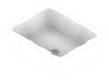 3D Documentation Image of Sink Kitchen Seima Odessa Rectangle