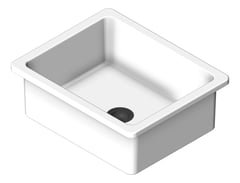 3D Shaded Image of Sink Kitchen Seima Odessa Rectangle