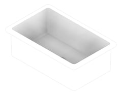 3D Documentation Image of Sink Kitchen Seima Odessa Rectangle Large