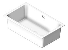 3D Shaded Image of Sink Kitchen Seima Oros Rectangle Large