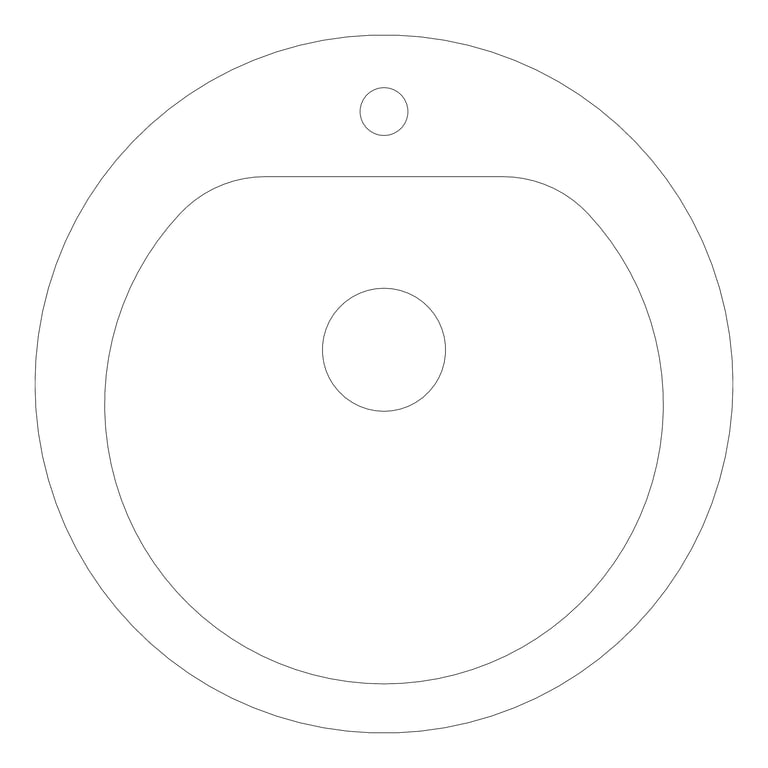 Plan Image of Sink Kitchen Seima Oros Round