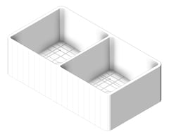 3D Shaded Image of Sink Kitchen Seima Cleo DoubleBowl 835