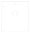 Plan Image of Sink Kitchen Seima Kubic 35Litres