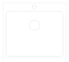 Plan Image of Sink Kitchen Seima Kubic 45Litres