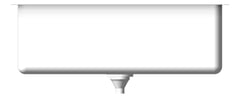 Front Image of Sink Kitchen Seima Kubic 70Litres