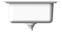 Left Image of Sink Kitchen Seima Kubic Drainer Left