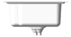 Left Image of Sink Kitchen Seima Kubic OneAndThreeFourthBowl Drainer Right