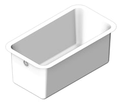 3D Shaded Image of Sink Kitchen Seima Kubic Small