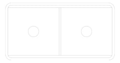 Plan Image of Sink Kitchen Seima Odessa ApronFront Workstation DoubleBowl